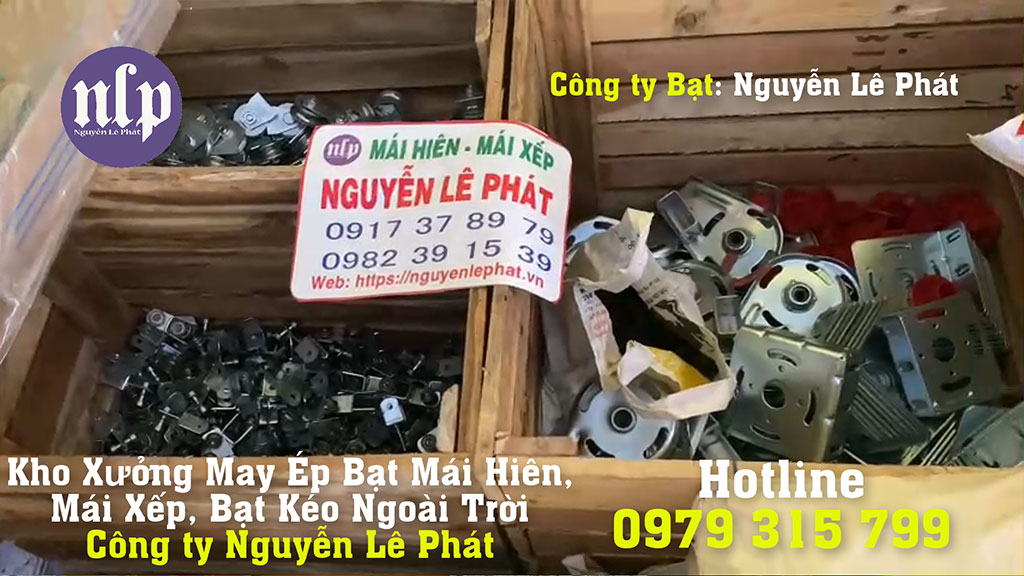 Phụ kiện mái hiên mái xếp bạt che nắng Định Quán