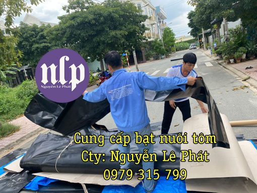 bạt lót ao hồ HDPE dày 0.75mm