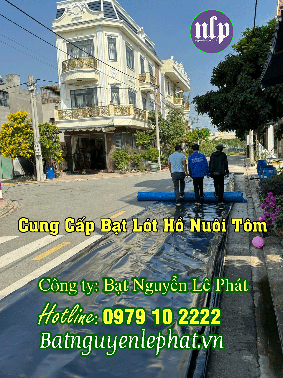 Thi công Bạt Lót Hồ Chứa Nước Tưới Tại Bù Đăng