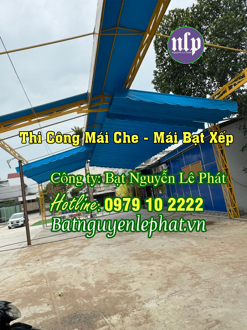 Mái bạt thả che ban công tại Bửu Long, Biên Hòa