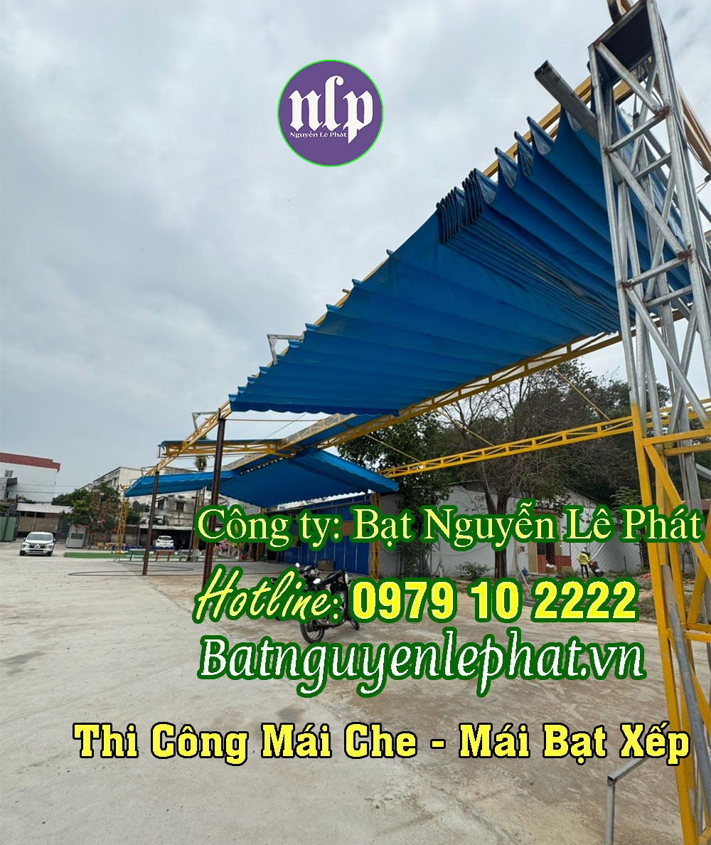 Mái bạt thả che ban công tại Bửu Long, Biên Hòa