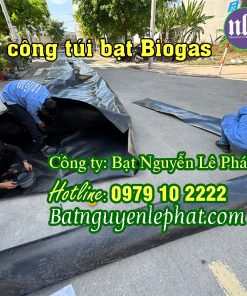 Thi Công Túi Bạt Chứa Khí Hầm Bigoas tại Đắk Nông Trang Trại Nuôi Heo Vịt