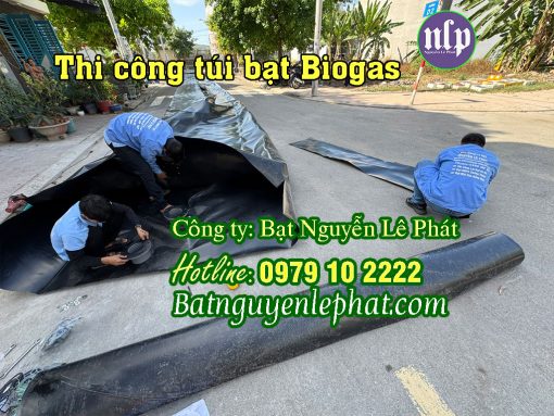 Thi Công Túi Bạt Chứa Khí Hầm Bigoas tại Đắk Nông Trang Trại Nuôi Heo Vịt