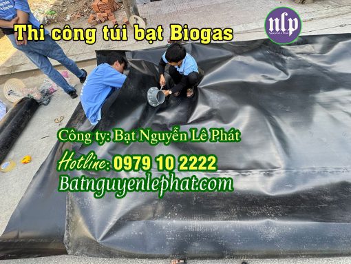 Thi Công Túi Bạt Chứa Khí Hầm Bigoas tại Đắk Nông Trang Trại Nuôi Heo Vịt