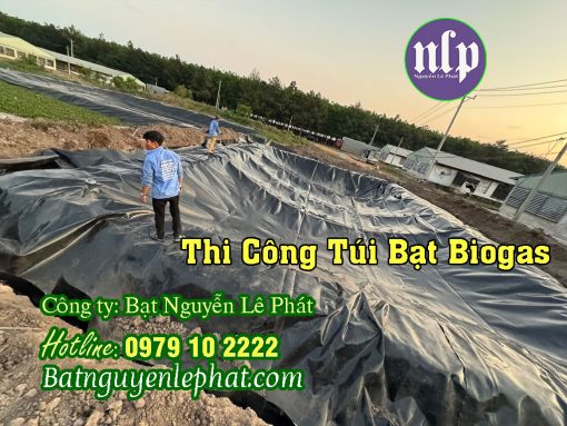 Thi Công Túi Bạt Chứa Khí Hầm Bigoas tại Đắk Nông Trang Trại Nuôi Heo Vịt