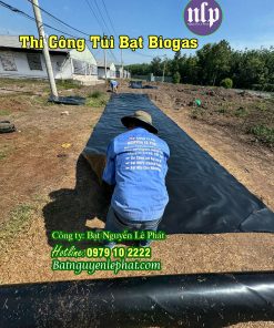 Thi Công Túi Bạt Chứa Khí Hầm Bigoas tại Đắk Nông Trang Trại Nuôi Heo Vịt