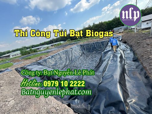 Thi Công Túi Bạt Chứa Khí Hầm Bigoas tại Đắk Nông Trang Trại Nuôi Heo Vịt