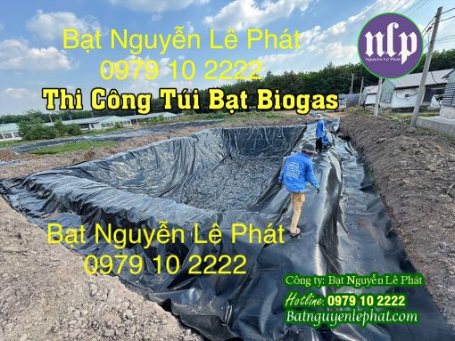 Thi Công Túi Bạt Chứa Khí Hầm Bigoas tại Đắk Nông Trang Trại Nuôi Heo Vịt