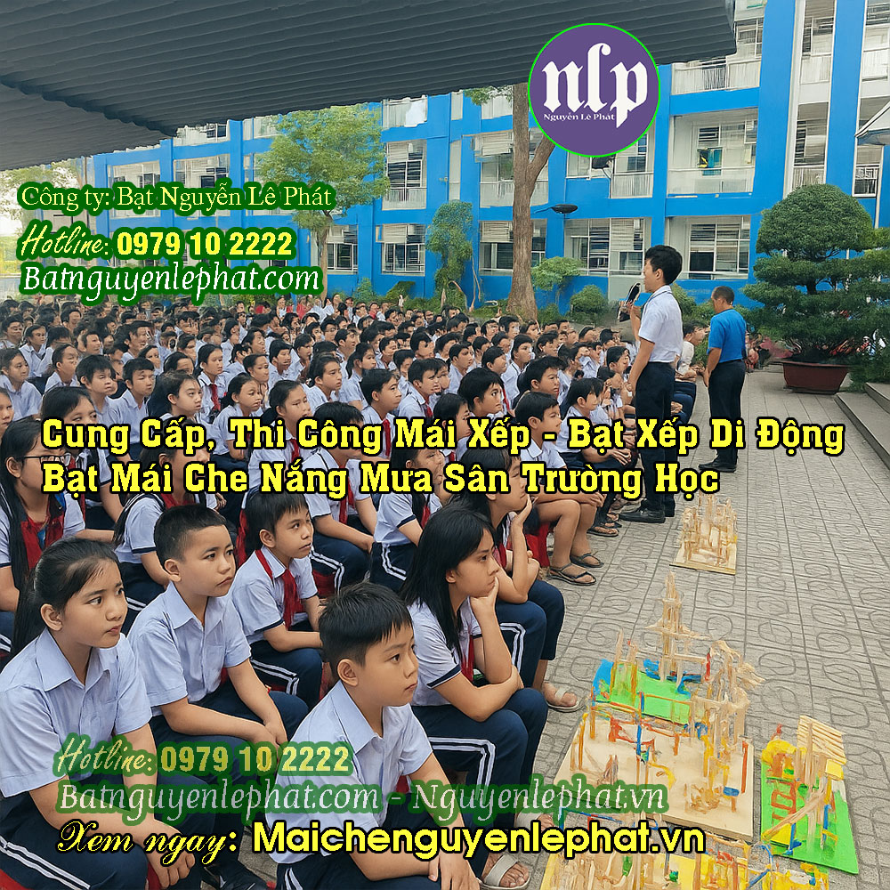 Giá dù che nắng sân trường Giá dù che nắng sân trường