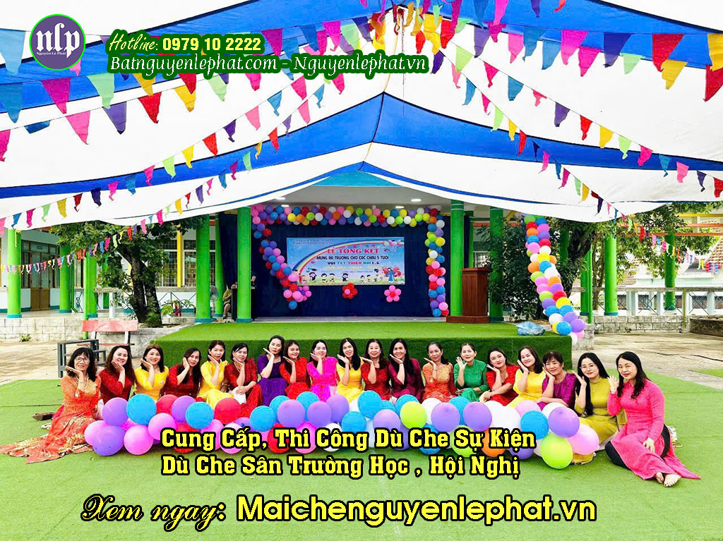 Dù che sự kiện sân trường học Dù che sự kiện sân trường học