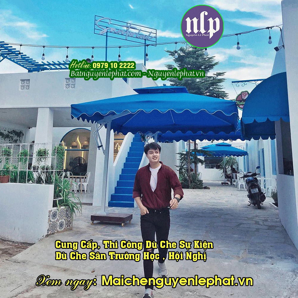 dù che nắng sân thượng, ban công