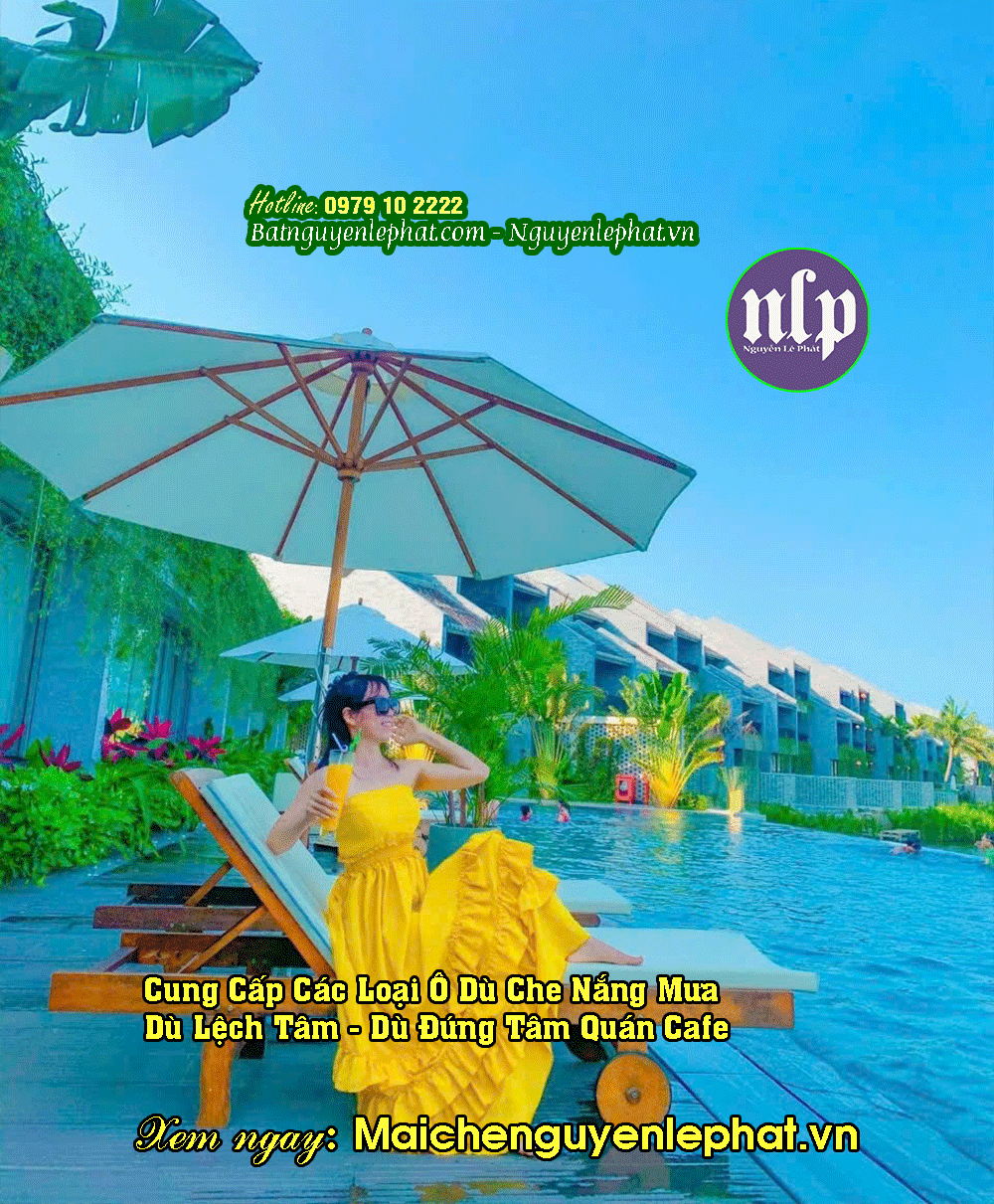 dù che nắng mưa chợ tạm, sạp hàng