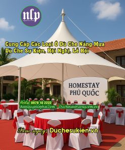 dù che nắng bán hàng ngoài trời, Dù che quán cafe tại Đắk Nông