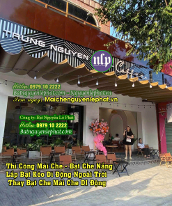 Thay Bạt Mái Hiên Kéo Dây Quay Tay Che Nắng Mưa Tại Bến Tre