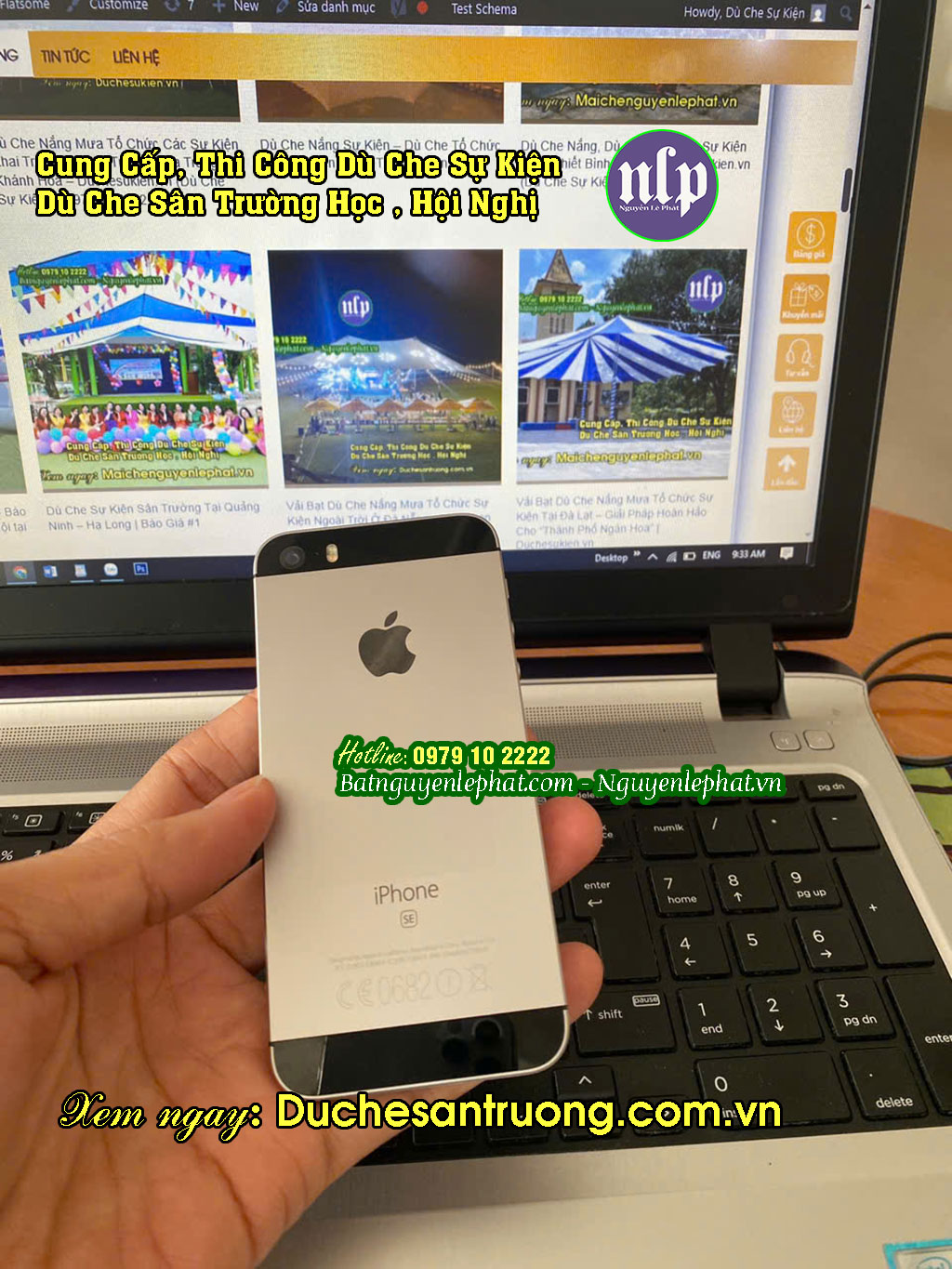 Dù Che Tổ Chức Sự Kiện Sân Trường Học Tại Thái Nguyên