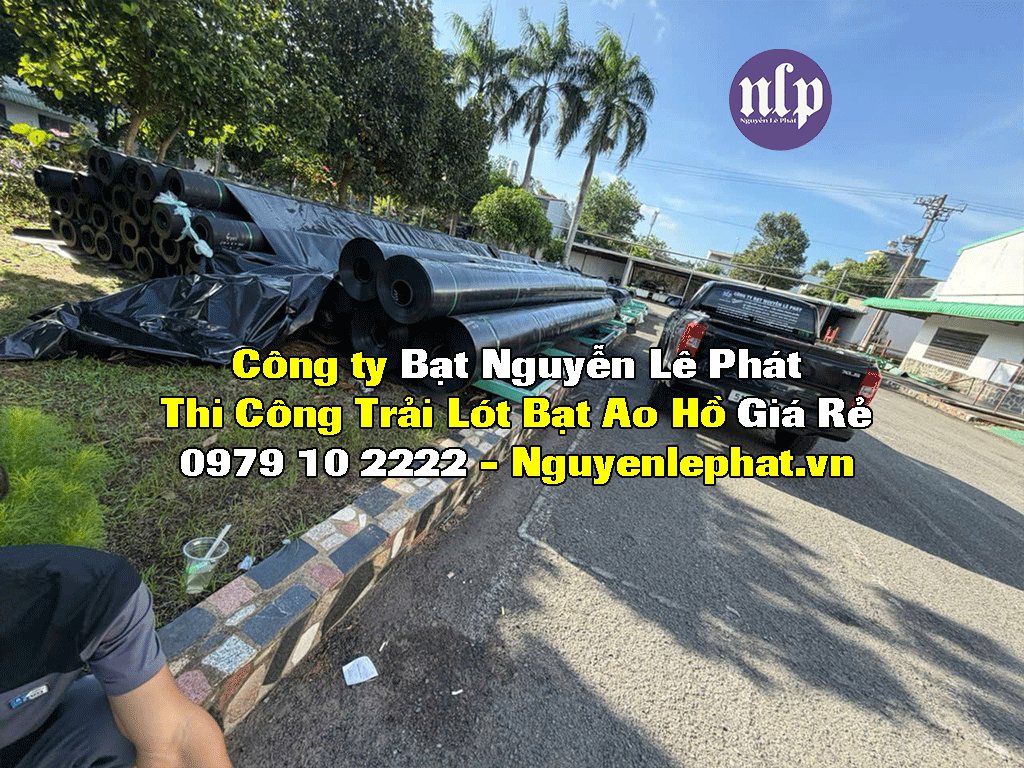 Bạt nhựa HDPE lót hồ
