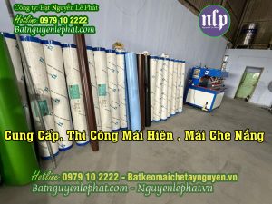 May Ép Bạt Mái Hiên Mái Xếp, Bạt Kéo Di Động Ngoài Trời Quy Nhơn Bình Định